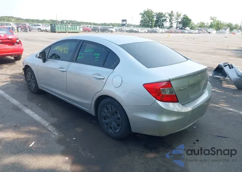2012 Honda Civic Lx из США, поврежденный, VIN 19XFB2F58CE354900